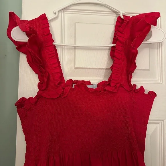Hill House Vibrant Red Nap Dress - Picture 2 of 4